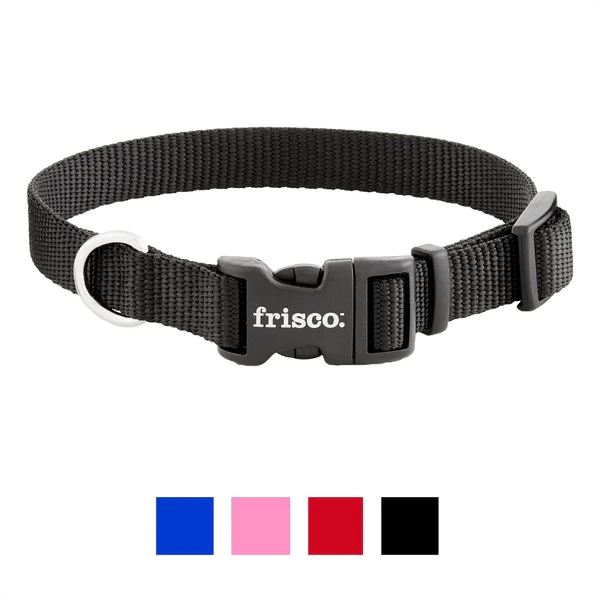 Frisco solid martingale shop dog collar with buckle